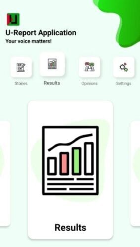 Results Page U-Report Application